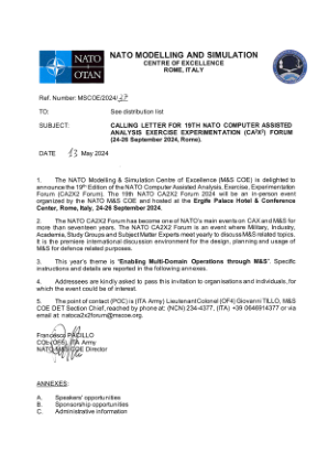 MS-COE-NATO-CA2X2-FORUM-2024-呼叫- ...